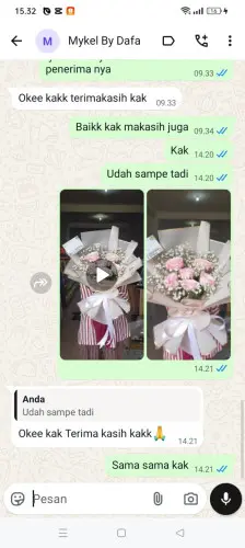 Testimonial Buket Bunga pasirkupa