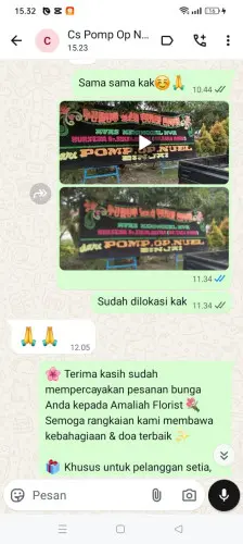 Testimonial Papan Bunga pasirkupa