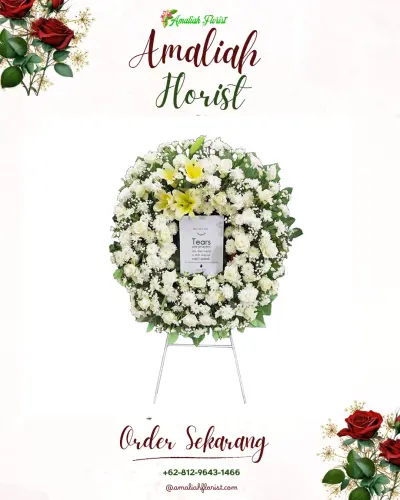 Krans Bunga Duka Cita pasirkupa